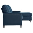 thumbnail image 2 of Modway Ashton Upholstered Fabric Sectional Sofa in Azure, 2 of 7