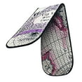 thumbnail image 1 of HEVIRGO Unisex Map Pattern Mini Faux Leather Magnetic Cash Money Clip Holder Storage Bag, 1 of 10