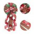 thumbnail image 3 of Large Christmas Tree Topper Christmas Bows Red Burlap Bow Christmas Tree Decoration Bow Box Ornament, 3 of 6