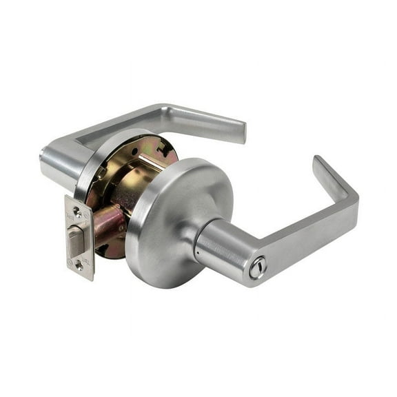 Tell Lever Lock Privacy Satin Chrome Gr 2