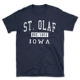 thumbnail image 1 of St. Olaf Iowa Classic Established Men's Cotton T-Shirt, 1 of 1