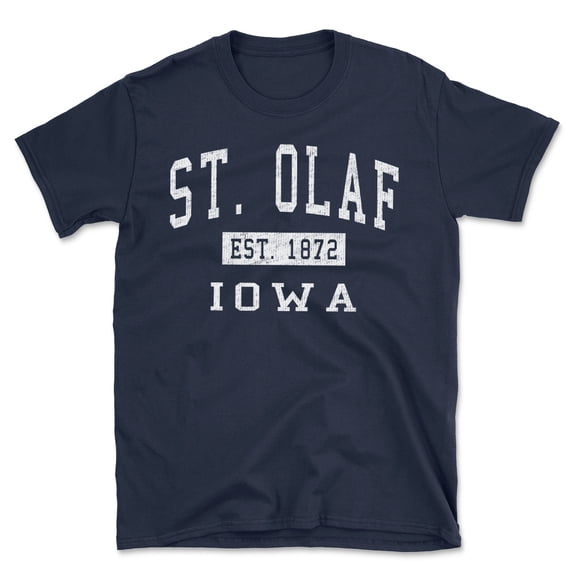 St. Olaf Iowa Classic Established Men's Cotton T-Shirt