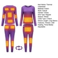 thumbnail image 7 of Women’s Thermal Underwear Ultra-Soft Fleece Base Layer Long Johns Set Winter Sports Top and Bottom Suits, 7 of 7