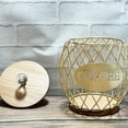 thumbnail image 3 of Coffee Pod Rack Holder, Large Capacity Coffee Capsule Storage Organizer with Wooden Base for Home & Office, Black Wire Design for Kitchen or Cafe, 3 of 7