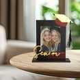 thumbnail image 4 of SUSHANG 2025 Graduation Memory Photo Frame, Engraved Wooden Keepsake Display Graduation Party Decoration - Perfect for School Yearbook Senior Pictures & Office Desk Decor, 4 of 8