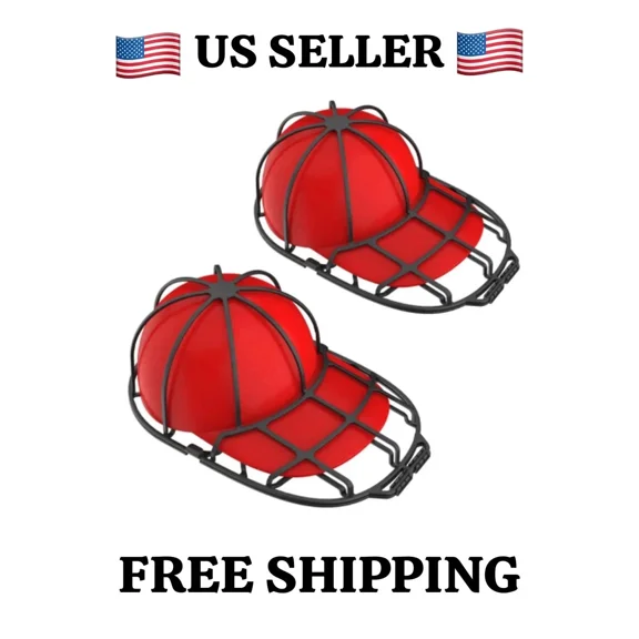 Hat Washer Baseball Cap Cleaner Machine Washing Cage Holder Frame For Adult/Kid.