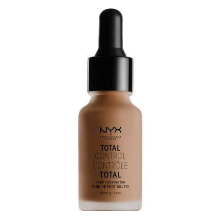 Double Matte Oil Control Makeup - NYX Professional Makeup Total Control Drop Foundation, Nutmeg