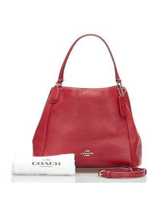 COACH Heart Crossbody 2way Shoulder Bag Handbag Leather Metal Logo