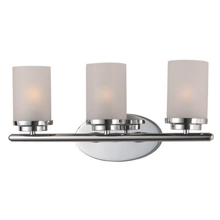 

9 x 19.25 in. Corona 3-Light Bath Vanity Polished Chrome