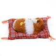 thumbnail image 2 of Sonew 4 tipos de muñecos de peluche con sonido de gato de simulación para niños durmiendo, decoración del hogar, gato de simulación, muñeco de gato de simulación,Yellow   White, 2 of 8