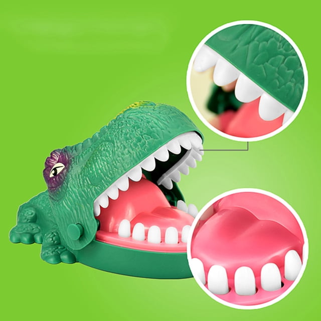 Juego de dedo para morder dinosaurio, juguete divertido para dentista, juego de mesa para fiesta, juego de dientes de dinosaurio, juguete para niños