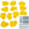 thumbnail image 1 of Set) Grandes Cales de Roche Texturée Swing Set Stuff avec Autocollant Logo SSS (12 Jaune, 1 of 3