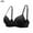 a Black Everyday Bra, variant on HAPIMO Women's 2Pc Thin Everyday Bra Lace Lifting Bra Comfy Underwear Push Up Wireless Brassiere Clearance Solid Color Trendy Lady Lingerie Beige L