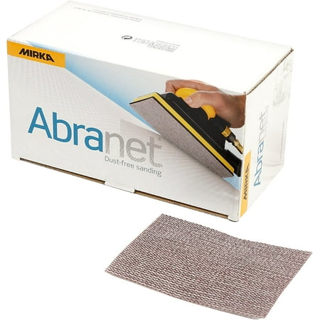 

Mirka 9A-129-320 3 x 4-Inch 320 Grit Mesh Abrasive Dust Free Sanding Sheets Box of 50 Sheets
