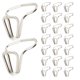 thumbnail image 2 of Car Seat Hooks Car Seat Pad Fixing Hooks Vehicle Seat Cover Installation Silver Iron Easy Installation Convenient Application 200Pcs, 2 of 5