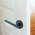 thumbnail image 4 of Design House Eastport Interior Reversible Non-Turning One-Sided Dummy Door Lever, Matte Black, 4 of 14