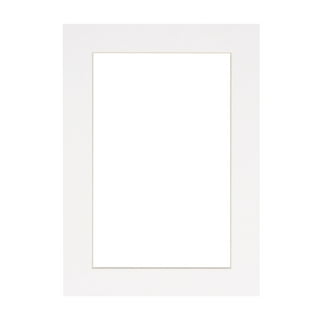  Mat Board Center, Pack of 20 12x18 Uncut Photo Mats, White  Backing Boards - for Photos, Prints, Frames and More