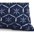 thumbnail image 2 of Simply Daisy, 14" x 20" Tufted Navy Blue Abstract Decorative Outdoor Pillow, 2 of 2