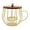 Gold, variant on CoudarTitie Coffee Pod Holder, Basket Cup Shaped Modern Container Organizer Made of Iron for Black