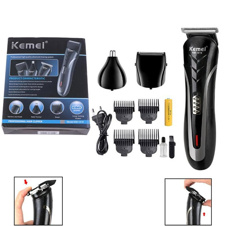 KEMEI KM-2481 Professional cordless household Stainless Steel hair tri –  kemeitrimmer