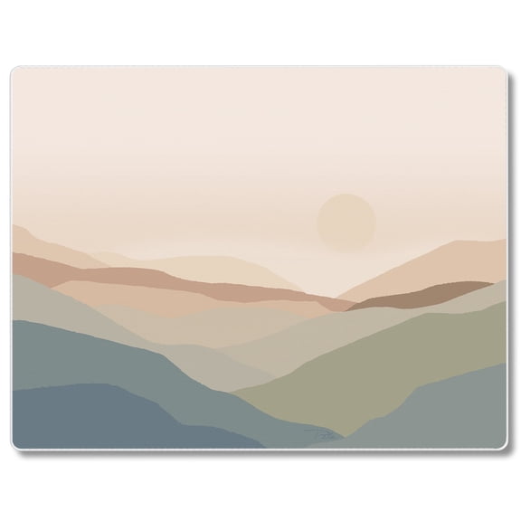 CounterArt Mountain Spice Tempered Glass Cutting Board 10" by 8"
