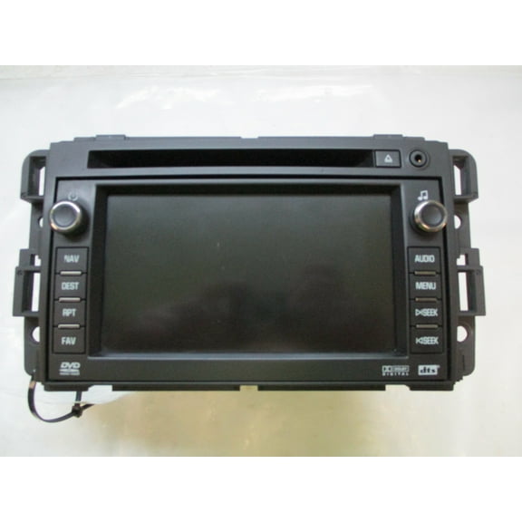 Pre-Owned 07 08 Avalanche Suburban Tahoe Yukon Navigation Radio Head Unit OEM 468100-5760 - Verify Specific Vehicle Fitment In Description - (Good)
