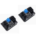 thumbnail image 2 of 2X 3-Pin 4-Pin Fan Adapter PWM PC Case Cooling Fan Hub 8-Way Splitter 12V Speed Controller with 6-Pin Power Port, 2 of 9