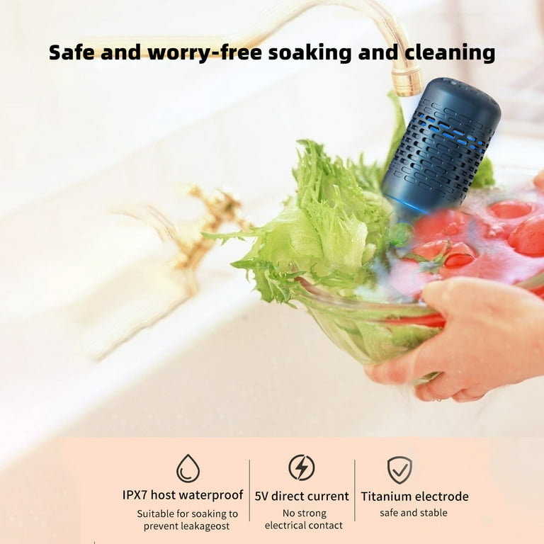 Fruit & Vegetable Cleaning Machine,IPX7 Waterproof & Rechargeable Fruit  Cleaner Device,Portable & Cordless Working Vegetable Washing Machine  Purifier,Cleaning Tool for Fruit Vegetable and Meat - Yahoo Shopping