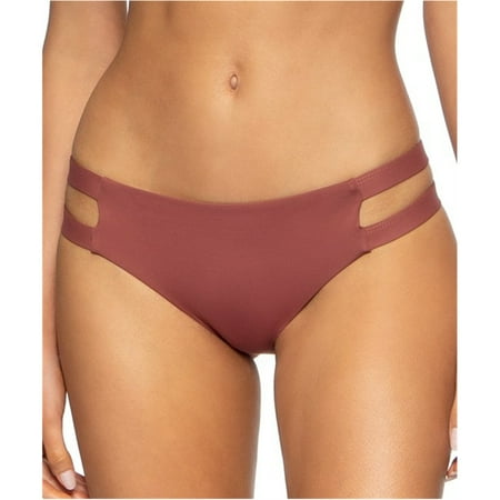 Tavik Womens Chloe Side Straps Bikini Swim Bottom  Red  Medium