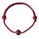thumbnail image 1 of Pulsera de cuerda de la suerte, pulsera ajustable roja, nudos trenzados a mano protección fe unisex, 1 of 5