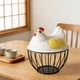 thumbnail image 4 of Uuiauoio Chicken Wire Egg Baskets, Rustic Metal Egg Baskets for Fresh Eggs, Egg Holder Countertop Basket with, 4 of 6