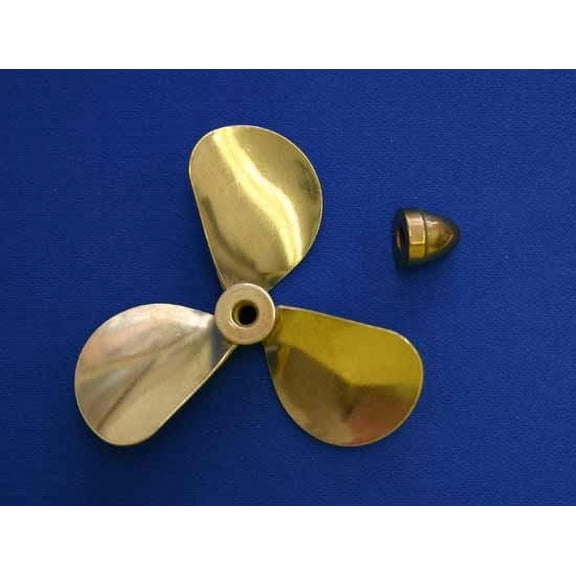 BRASS PROP 3 BLADE RH 3'' DIAMETER