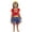 Wonder woman, variant on Warner Bros. Justice League Wonder Woman Little Girls Caped Dress Headband Set 7-8