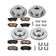 thumbnail image 3 of Power Stop Front and Rear Stock Replacement Brake Pad and Rotor Kit KOE4448, 3 of 8