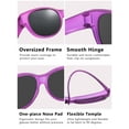 thumbnail image 5 of TINHAO Sunglasses Fit over Glasses Wear over glasses with Polarized UV400 Protection lens, 5 of 7