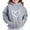 Gray, variant on Thetops Toddler Hoodie 4T, Blue - Cute Heart Graphic with Sparkle, Kangaroo Pocket, Soft Polyester, Machine Washable, Durable Kids Everyday Wear