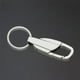 thumbnail image 3 of Llavero de acero inoxidable - Anillo colgante de cerradura engrosado para llaves de coche, anillo colgante rápido, regalo para hombres, 3 of 4