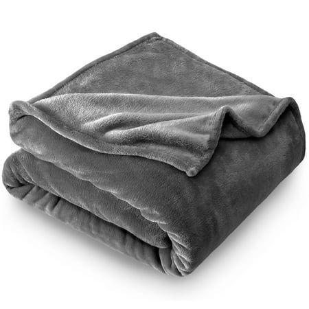 Bare Home Ultra Soft Microplush Velvet Blanket - Luxurious Fuzzy Fleece Fur - All Season Premium Bed Blanket (Full / Queen,
