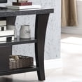 thumbnail image 3 of Espresso TV Stand | Add Flare to Media Center | Square Metal Handle | Deal with Storage and Aesthetic Issues, 3 of 4
