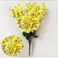 thumbnail image 1 of 4 paquetes de cerezos en flor artificiales, 36 ramas cada uno, realistas y listos para decorar,Amarillo, 1 of 7