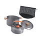 thumbnail image 4 of Kit de utensilios de cocina para acampar, olla para sopa, tetera portátil, vajilla con mango de madera, café con cafetera de 11L, 4 of 9