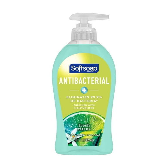 Softsoap Antibacterial Liquid Hand Soap Fresh Citrus 11.25 fl oz (Pack of 5)