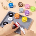 thumbnail image 1 of Juego de juguetes de galleta de madera simulada | Juego de simulación Juego de corte de galletas | Galletas de madera multicolor para cortar con bolsa de almacenamiento Bandeja de cuchillos de, 1 of 6