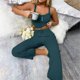thumbnail image 3 of Sexy Casual Pajamas Set For Women Summer Lace Long Trousers Sexy Two Piece Long Trousers Set Pajamas Loungewear, 3 of 4