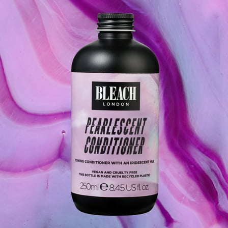 Bleach London Pearlescent Conditioner, Color-Toning Formula Brightens Pearly Blonde Hair while Nourishing with Micro Wheat Proteins and Amino Acids, 8.45 Fl Oz