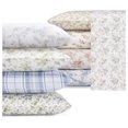 thumbnail image 6 of Home - Queen Sheets, Cotton Flannel Bedding Set, Brushed for Extra Softness & Comfort (Audrey, Queen), 6 of 6