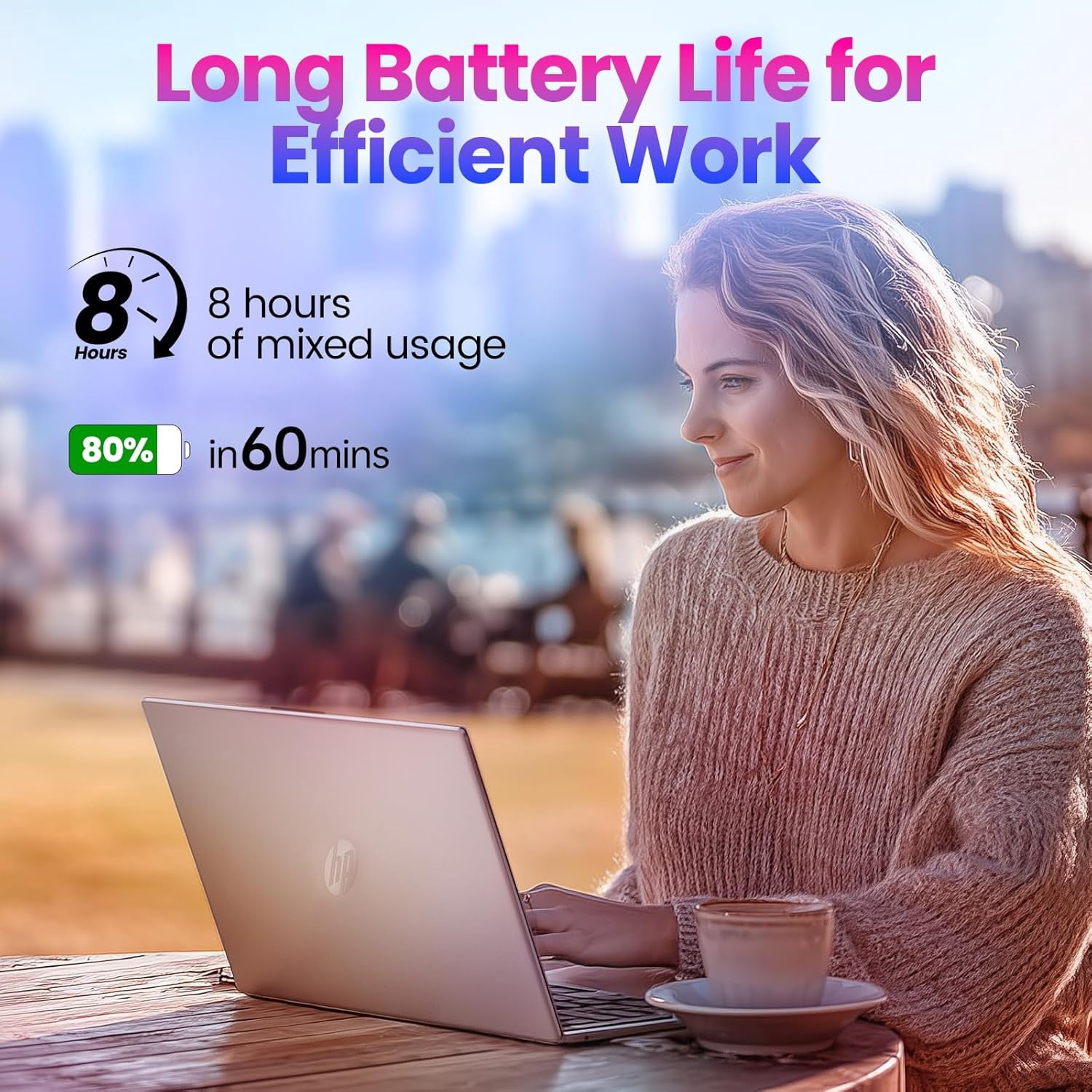 HP 15.6" Touchscreen Business & Student Laptop - Intel i3 1315U(Up to 4.5GHz) • 16GB RAM, 512GB SSD • 15.6" HD Display • Wi-Fi 6 • AI Copilot • Win 11 Pro • w/Bundle Accessories