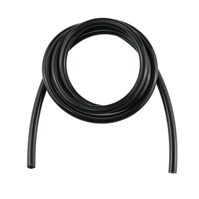 Ucreative Manguera de tubo de vacío de silicona de alta temperatura, 5 pies de diámetro interior, 5/32 "(4 mm), presión máxima de 130 PSI, color negro