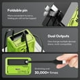 thumbnail image 6 of GaN Charger, GaN Phone Charger, 120W Fast Charger, Fast Module with Type-C Cable, Retractable Wall, 2 in 1 Foldable Plug for Phone and Laptops Power (Green+Yellow), 6 of 9