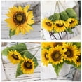 thumbnail image 4 of dianhelloya Artificial Flower Sunflowers Lifelike Realistic Low-maintenance Non-fading Easy-care Artificial Flowers Yellow, 4 of 8